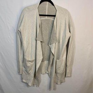 LULULEMON woman’s reversible gray/cream cardigan. One size. Fits …